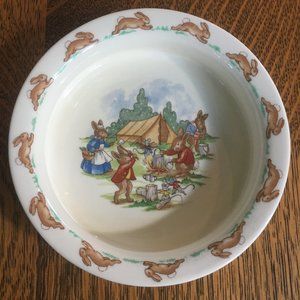 Royal Doulton 1980s Vintage Bunnykins Bowl